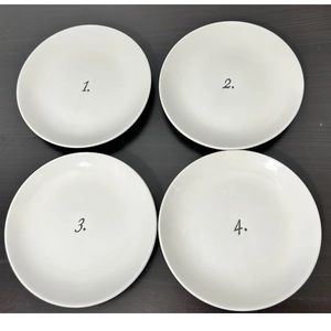 Rae Dunn 1 2 3 4 Snack Plates
